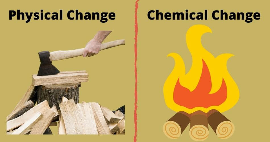 difference between physical change and chemical change